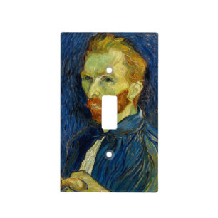 Vincent Van Gogh Self Portrait With Palette Light Switch Cover