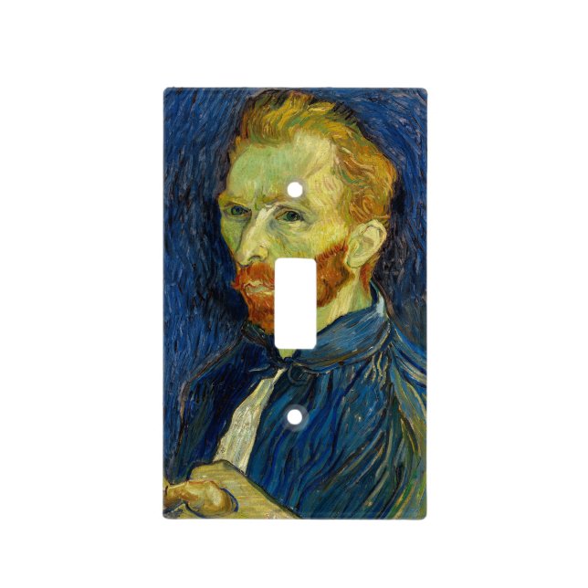 Vincent Van Gogh Self Portrait With Palette Light Switch Cover (Front)
