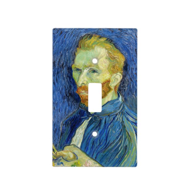 Vincent van Gogh - Self Portrait with Palette Light Switch Cover (Front)