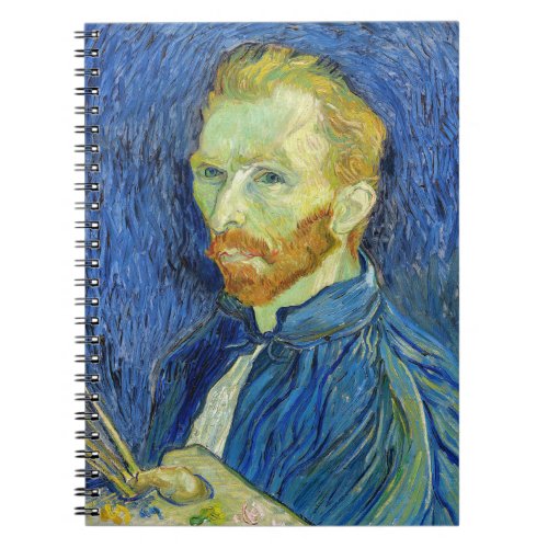 Vincent van Gogh _ Self Portrait with Palette Notebook
