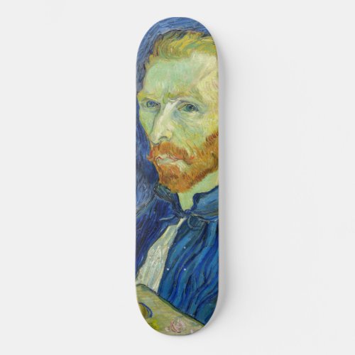 Vincent van Gogh _ Self Portrait with Palette Skateboard