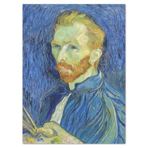 Vincent van Gogh _ Self Portrait with Palette Tissue Paper