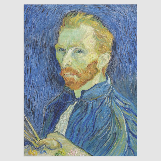 Vincent van Gogh - Self Portrait with Palette Tissue Paper (Creator Uploaded)