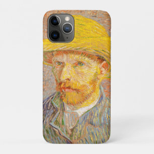 Vincent Van Gogh Self Portrait with Straw Hat Art iPhone 11 Pro Case