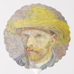 Vincent van Gogh - Self-portrait with Straw Hat Balloon