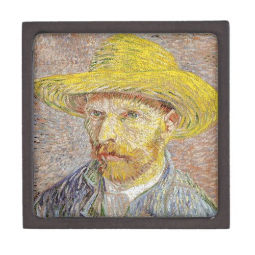 Vincent van Gogh _ Self_portrait with Straw Hat Gift Box
