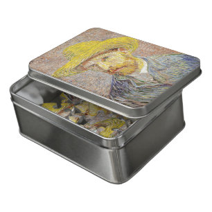 Vincent van Gogh - Self-portrait with Straw Hat Jigsaw Puzzle