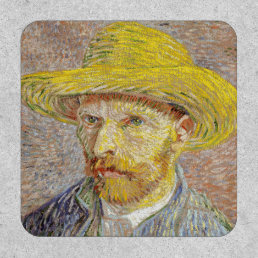 Vincent van Gogh - Self-portrait with Straw Hat Patch