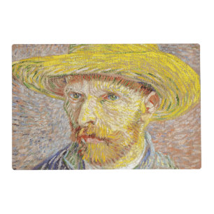 Vincent van Gogh - Self-portrait with Straw Hat Placemat