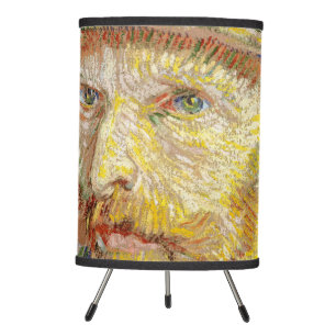 Vincent van Gogh - Self-portrait with Straw Hat Tripod Lamp