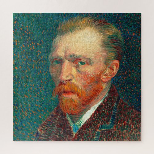 Vincent Van Gogh Self Portrait with Suit Fine Art Jigsaw Puzzle