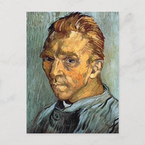 VINCENT VAN GOGH _ Self portrait without beard Postcard