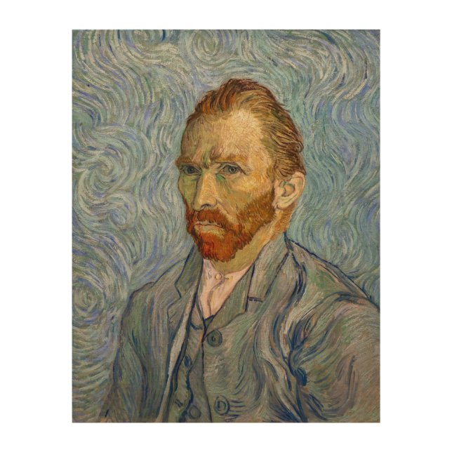 Vincent Van Gogh - Self-Portrait Wood Wall Art (Front)