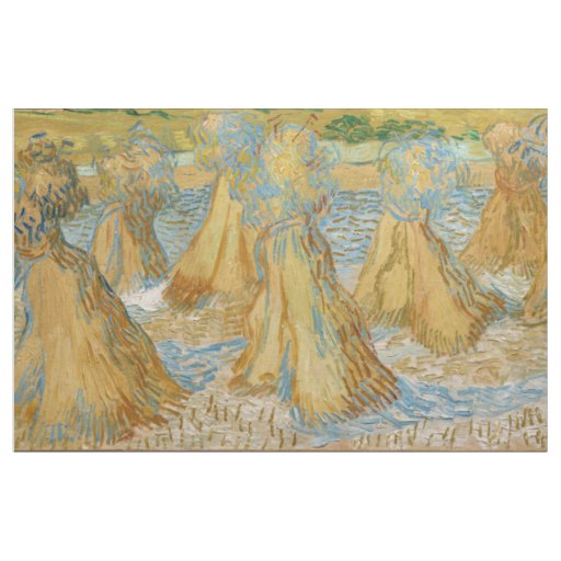 Vincent van Gogh - Sheaves of Wheat Fabric