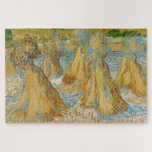 Vincent van Gogh _ Sheaves of Wheat Jigsaw Puzzle