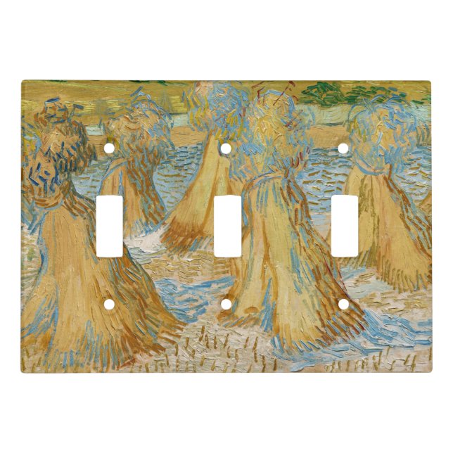 Vincent van Gogh - Sheaves of Wheat Light Switch Cover (Front)