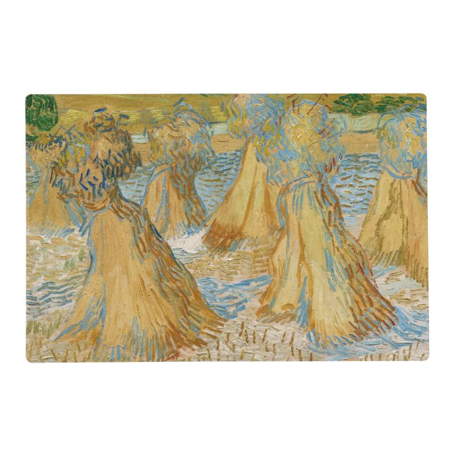 Vincent van Gogh - Sheaves of Wheat Placemat (Front)