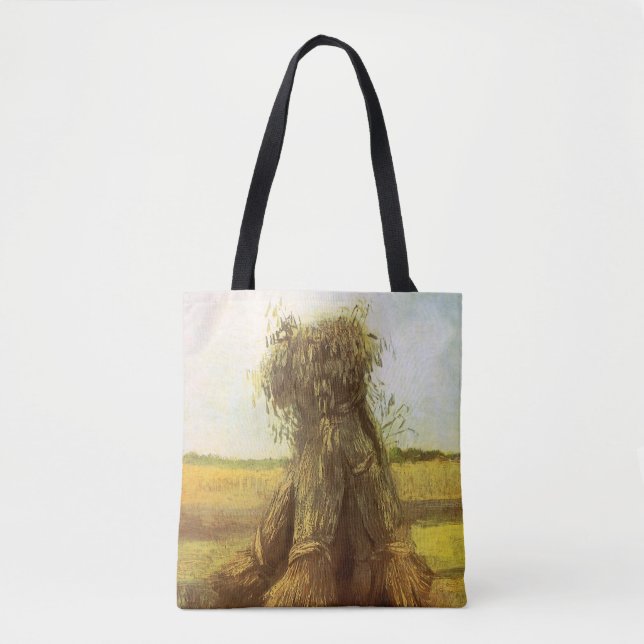 Vincent van Gogh - Sheaves of Wheat Tote Bag (Front)
