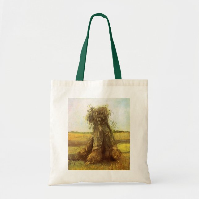 Vincent van Gogh - Sheaves of Wheat Tote Bag (Front)