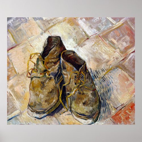 Vincent van Gogh Shoes Poster