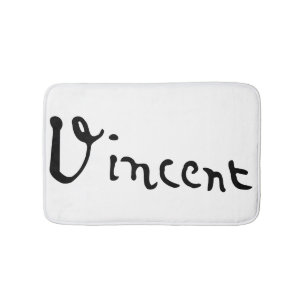 Vincent Van Gogh Signature Bath Mat