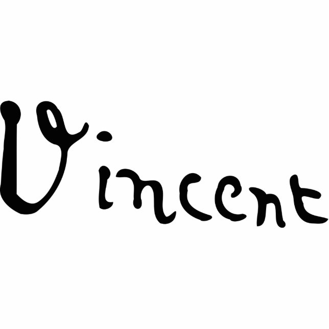 Vincent Van Gogh Signature Cutout (Front)