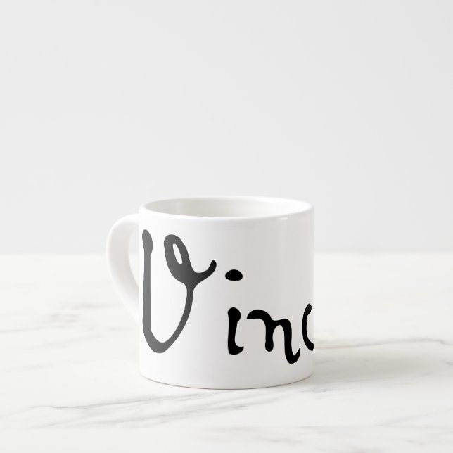 Vincent Van Gogh Signature Espresso Cup (Front Left)
