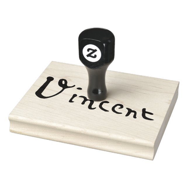 Vincent Van Gogh Signature Rubber Stamp (Stamp)