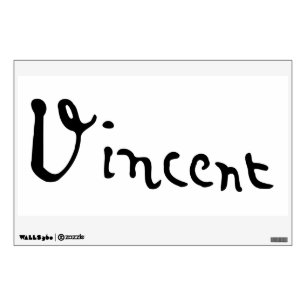 Vincent Van Gogh Signature Wall Decal
