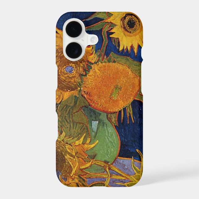 Vincent van Gogh Six Sunflowers 1888 GalleryHD iPhone Case (Back)