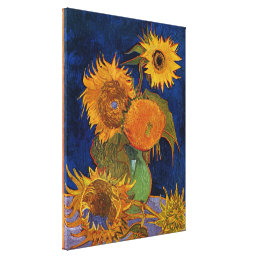 Vincent van Gogh Six Sunflowers Fine Art GalleryHD Canvas Print