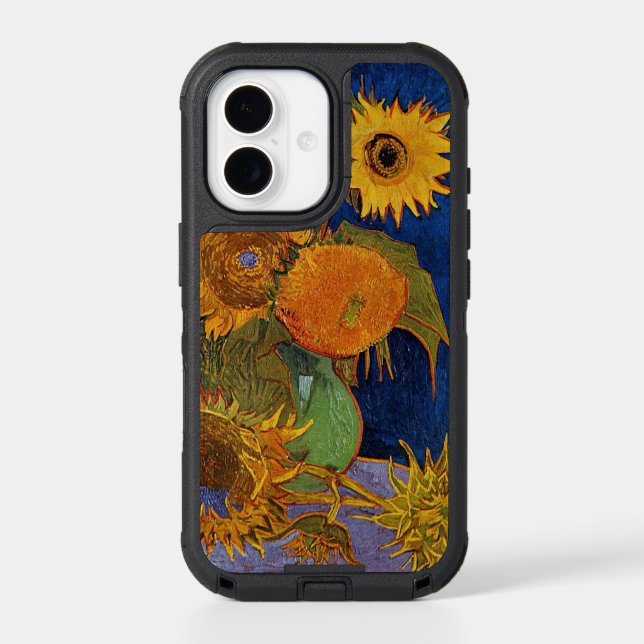 Vincent van Gogh Six Sunflowers GalleryHD Otterbox Otterbox iPhone Case (Back)