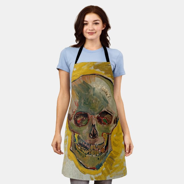 Vincent van Gogh - Skull 1887 #2 Apron (Worn)