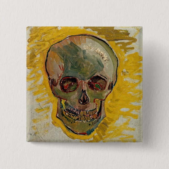 Vincent van Gogh - Skull 1887 #2 Button (Front)