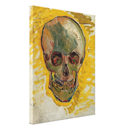 Vincent van Gogh - Skull 1887 #2 Canvas Print