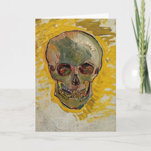 Vincent van Gogh _ Skull 1887 2 Card