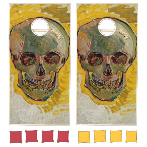 Vincent van Gogh _ Skull 1887 2 Cornhole Set