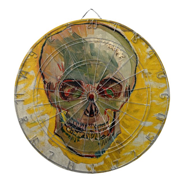 Vincent van Gogh - Skull 1887 #2 Dart Board (Front)