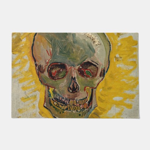Vincent van Gogh _ Skull 1887 2 Doormat