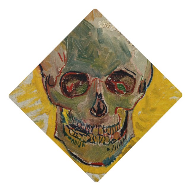 Vincent van Gogh - Skull 1887 #2 Graduation Cap Topper (Front)