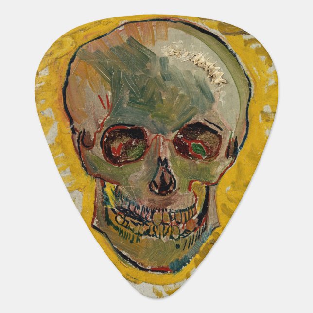Vincent van Gogh - Skull 1887 #2 Guitar Pick (Front)