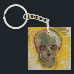 Vincent van Gogh - Skull 1887 #2 Keychain<br><div class="desc">Skull - Vincent van Gogh,  Oil on canvas on triplex board,  1887</div>