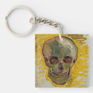 Vincent van Gogh - Skull 1887 #2 Keychain