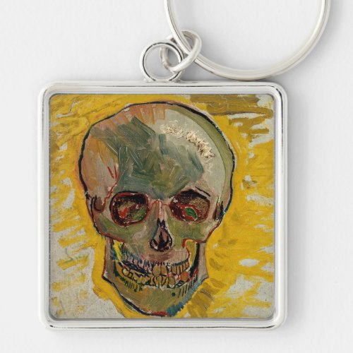 Vincent van Gogh _ Skull 1887 2 Keychain