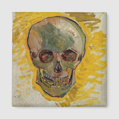 Vincent van Gogh _ Skull 1887 2 Magnet