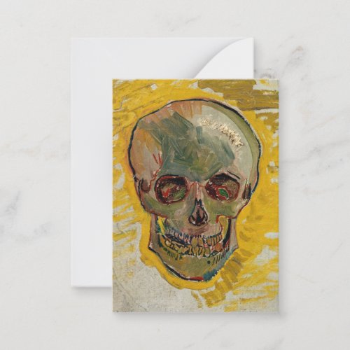 Vincent van Gogh _ Skull 1887 2 Note Card
