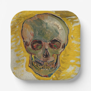 Vincent van Gogh - Skull 1887 #2 Paper Plates