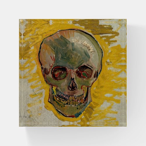 Vincent van Gogh _ Skull 1887 2 Paperweight