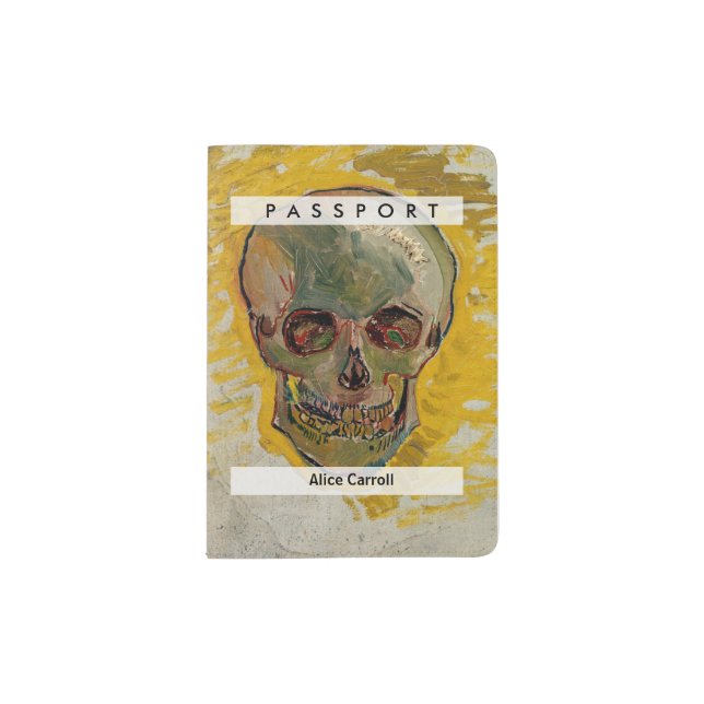 Vincent van Gogh - Skull 1887 #2 Passport Holder (Front)