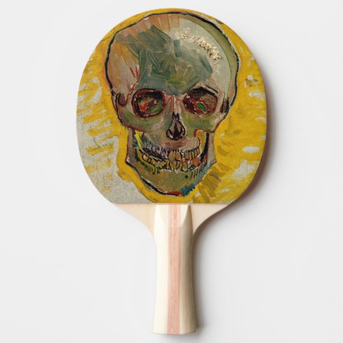 Vincent van Gogh _ Skull 1887 2 Ping Pong Paddle